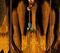 une photo d'Ã©cran de Donkey Kong Country sur Nintendo Super Nes